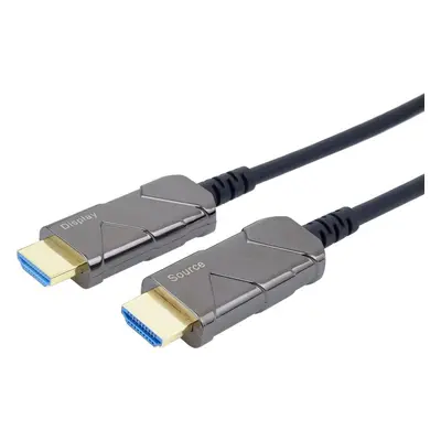 Video kabel PremiumCord Ultra High Speed HDMI 2.1 optický fiber kabel 8K@60Hz, 4K@120Hz, 15m zla