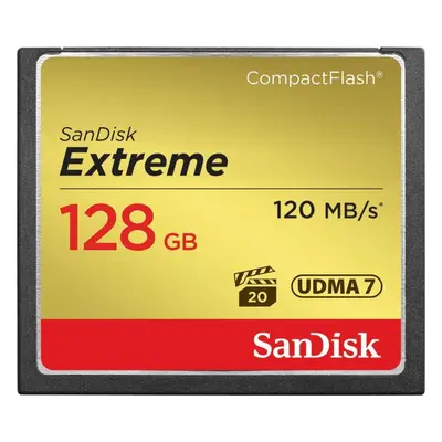 Paměťová karta Sandisk Compact Flash 128GB Extreme