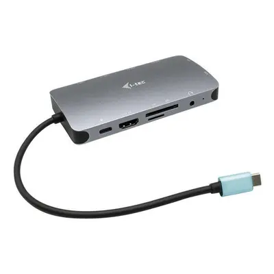 Replikátor portů i-tec USB-C Metal Nano Dock HDMI/VGA with LAN, Power Delivery 100W