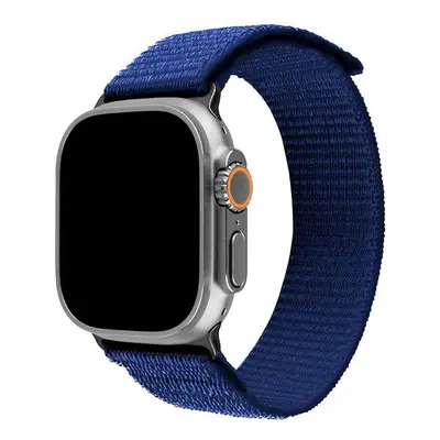 Řemínek FIXED Nylon Sporty Strap pro Apple Watch Ultra 49mm tmavě modrý