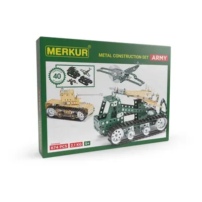 Stavebnice Merkur Army set