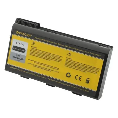 Baterie do notebooku PATONA pro ntb MSI BTY-L74 4400mAh Li-Ion 11,1V