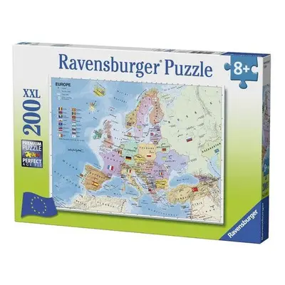 Puzzle Ravensburger puzzle 128419 Mapa Evropy 200 dílků