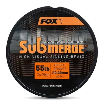 FOX Šňůra Submerge Orange Sinking Braid 600m 0,20mm 15,8kg