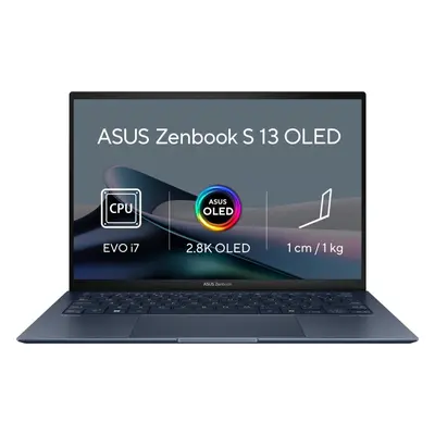 Notebook ASUS Zenbook S 13 OLED UX5304MA-OLED038W Ponder Blue celokovový