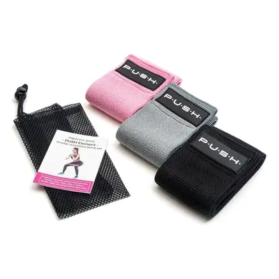 Sada gum na cvičení PUSH Element - textille resistance band set