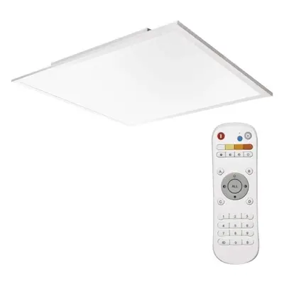 LED panel EMOS LED panel s ovladačem, 60×60, 36W, 3600LM, stmívatelný, nastavení barvy světla