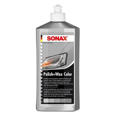 Leštěnka na auto SONAX Polish & Wax COLOR stříbrnošedá, 500ml