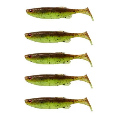 Savage Gear Gumová nástraha Fat Minnow T-Tail 13cm 20g Chartreuse Pumpkin 5ks