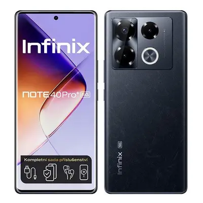 Mobilní telefon Infinix Note 40 PRO+ 5G 12GB/256GB Obsidian Black