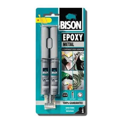 Lepidlo BISON EPOXY METAL 24 ml