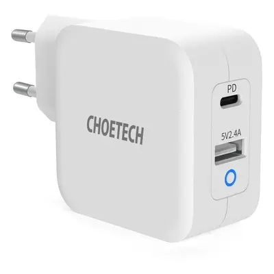 Nabíječka ChoeTech GaN Mini 65W Fast Charger White