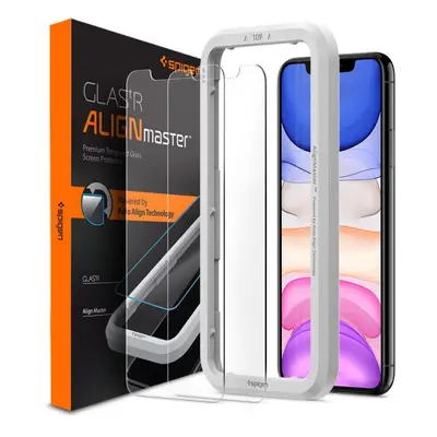 Ochranné sklo Spigen Align Glas.tR 2 pack iPhone 11/XR