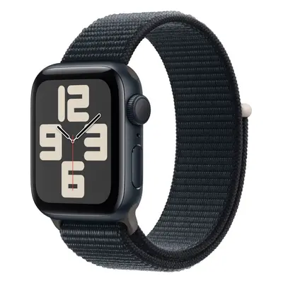 Chytré hodinky Apple Watch SE 40mm Temně inkoustový hliník s temně inkoustovým provlékacím sport