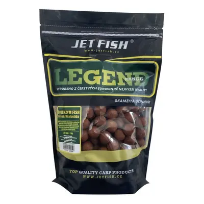 Jet Fish Boilie Legend Bioenzym Fish + Losos/Asafoetida 1kg 24mm