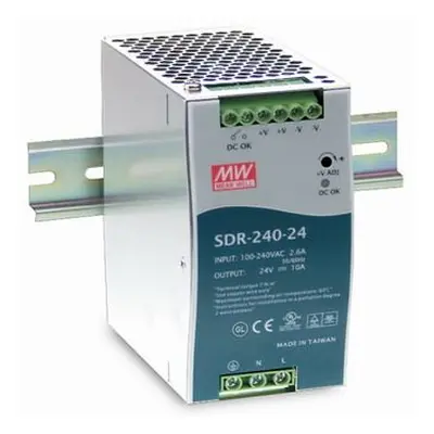 SDR-240-24 Mean Well Zdroj na DIN 240W 24V