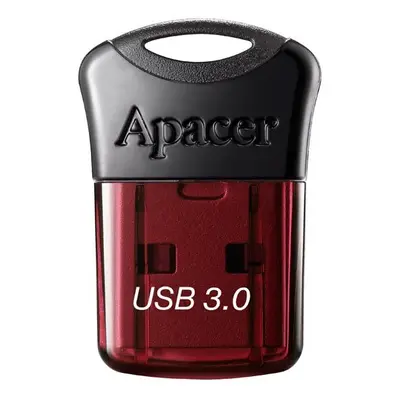 Apacer USB flash disk, USB 3.0, 32GB, AH157, červený, AP32GAH157R-1, USB A, s krytkou