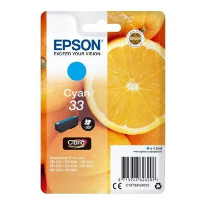 Cartridge Epson T3342 azurová