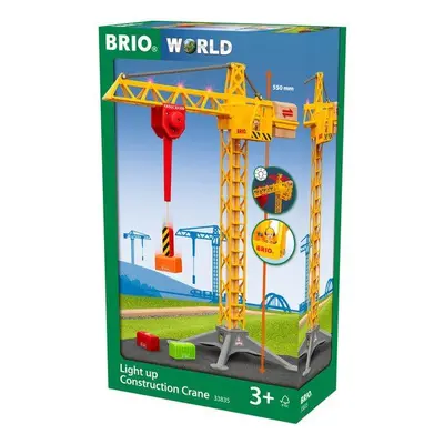 Vláčkodráha Brio World 33835 Svítící stavební jeřáb