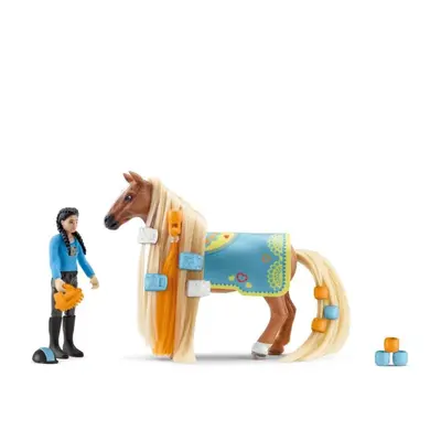 Set figurek a příslušenství Schleich Startovací sada Kim a Caramelo 42585