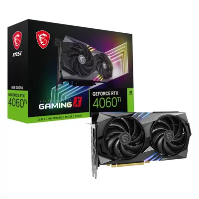 Grafická karta MSI GeForce RTX 4060 Ti GAMING X 8G