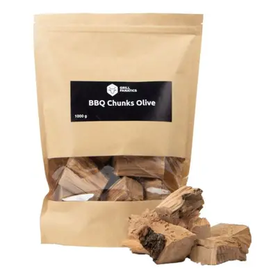 Oliva dřevěné kousky BBQ 1kg Grill Fanatics