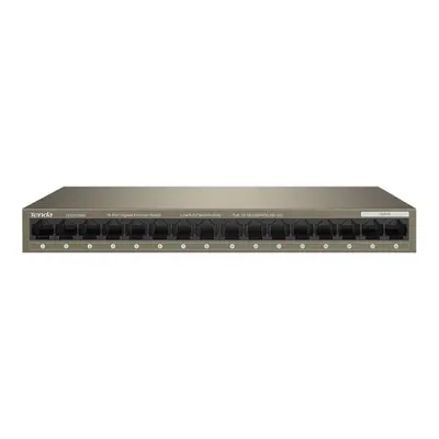 Switch Tenda TEG1016M 16x Gigabit Desktop Ethernet Switch, VLAN, MAC 8K, Fanless