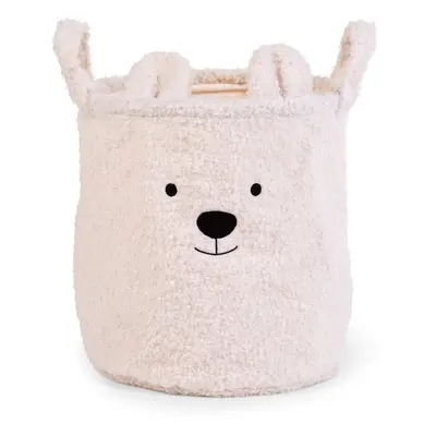 Úložný box Koš na hračky Teddy Off White 30 x 30 x 30 cm