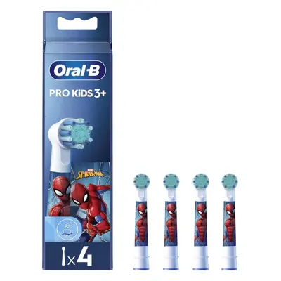 Náhradní hlavice k zubnímu kartáčku Oral-B Pro Kids Spiderman, 4 ks