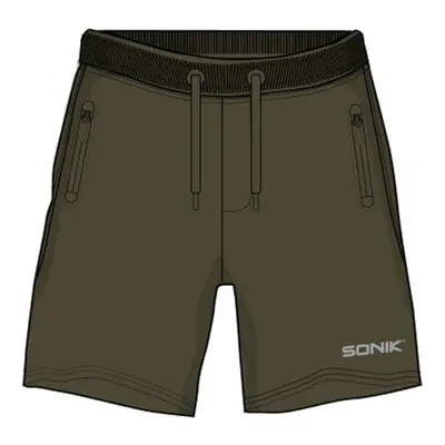 Sonik Kraťasy Green Fleece Shorts M