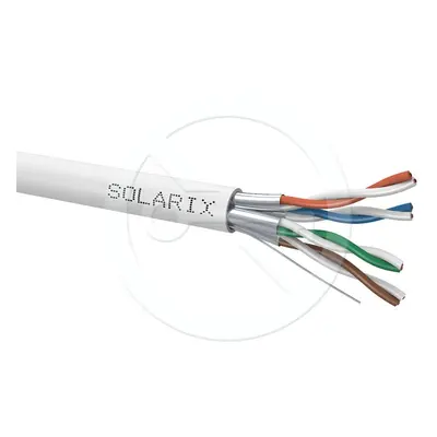 Instalační kabel Solarix CAT6A STP LSOH Dca s1 d2 a1 500m/cívka SXKD-6A-STP-LSOH