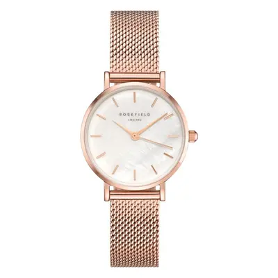 Dámské hodinky ROSEFIELD The Small Edit Rose gold mesh bracelet