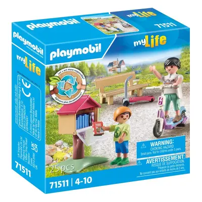 Set figurek a příslušenství Playmobil 71511 Výměna knih pro knihomoly