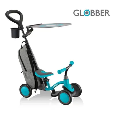 Globber odrážedlo 3v1 Deluxe - Learning Bike 3in1 Deluxe -Teal