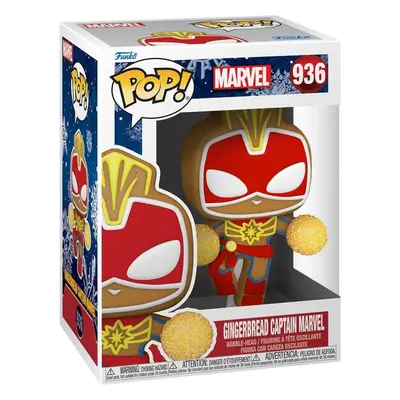 Funko POP Marvel Holiday: Gingerbread Captain Marvel