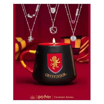 Svíčka Charmed Aroma Harry Potter Gryffindor - Nebelvír 326 g + náhrdelník 1 ks