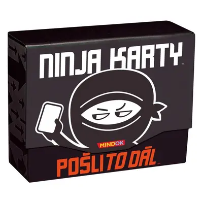 Společenská hra Ninja karty - Pošli to dál