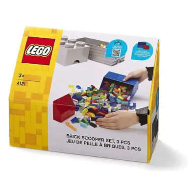 LEGO® Naběrač na kostičky - červená/modrá, set 2 ks