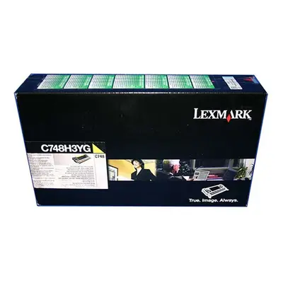 Lexmark originální toner X748H3YG, yellow, 10000str., high capacity, Lexmark X748DE, X748DTE, O