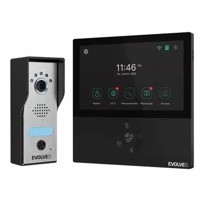 Videotelefon EVOLVEO DoorPhone AHD7, černý monitor