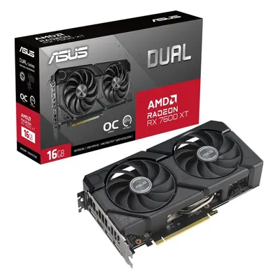 Grafická karta ASUS DUAL Radeon RX 7600 XT O16G