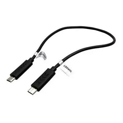 Datový kabel ROLINE USB 2.0 micro USB B(M) - micro USB B(M), 0.3m, OTG, černý