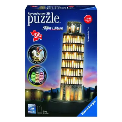 3D puzzle Ravensburger 3D 125159 Pisa (Noční edice)