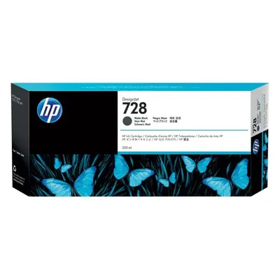 Cartridge HP F9J68A č. 728 matná černá