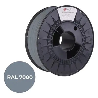 Filament C-TECH filament PREMIUM LINE PLA veverčí šedá RAL7000