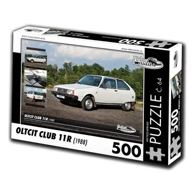 Puzzle Retro-auta Puzzle č. 64 Oltcit Club 11R (1988) 500 dílků