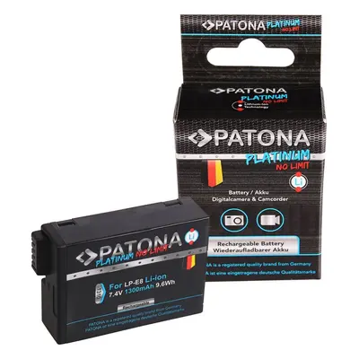 Baterie pro fotoaparát PATONA pro Canon LP-E8/LP-E8+ 1300mAh Li-Ion Platinum