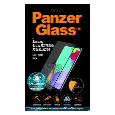 Ochranné sklo PanzerGlass Edge-to-Edge Antibacterial pro Samsung Galaxy A52/A52 5G/A52s 5G/A53 5