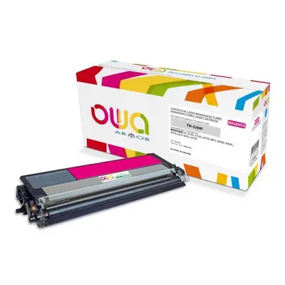 OWA Armor toner kompatibilní s Brother TN-328M, 6000st, červená/magenta