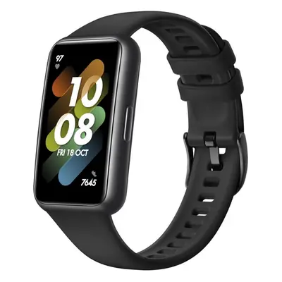 Řemínek FIXED Silicone Strap pro Huawei Band 7 černý